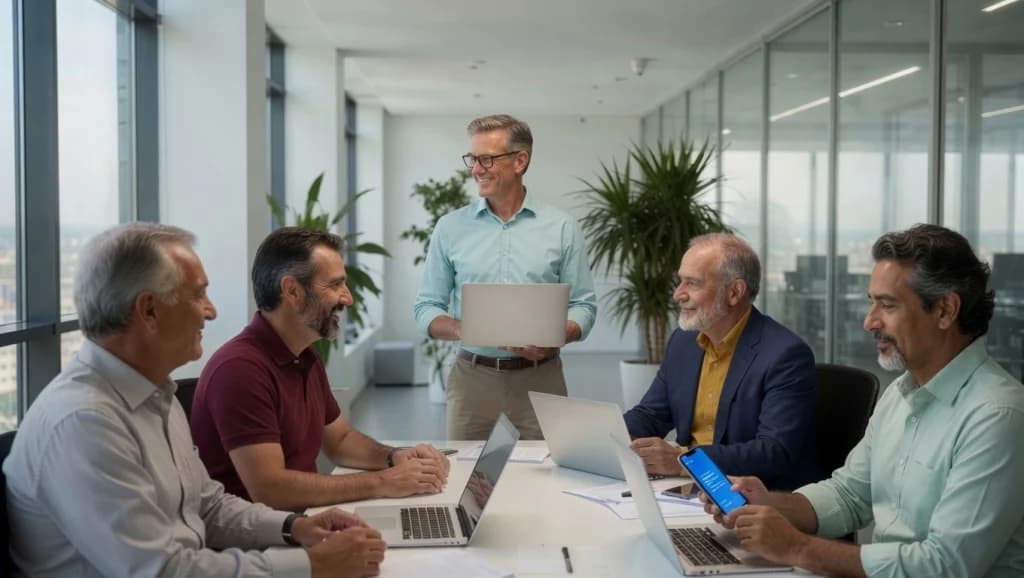 Hombres mayores de 45 años marketing silver