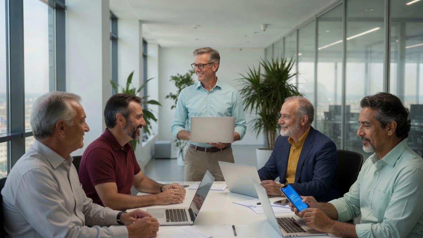 Hombres mayores de 45 años marketing silver